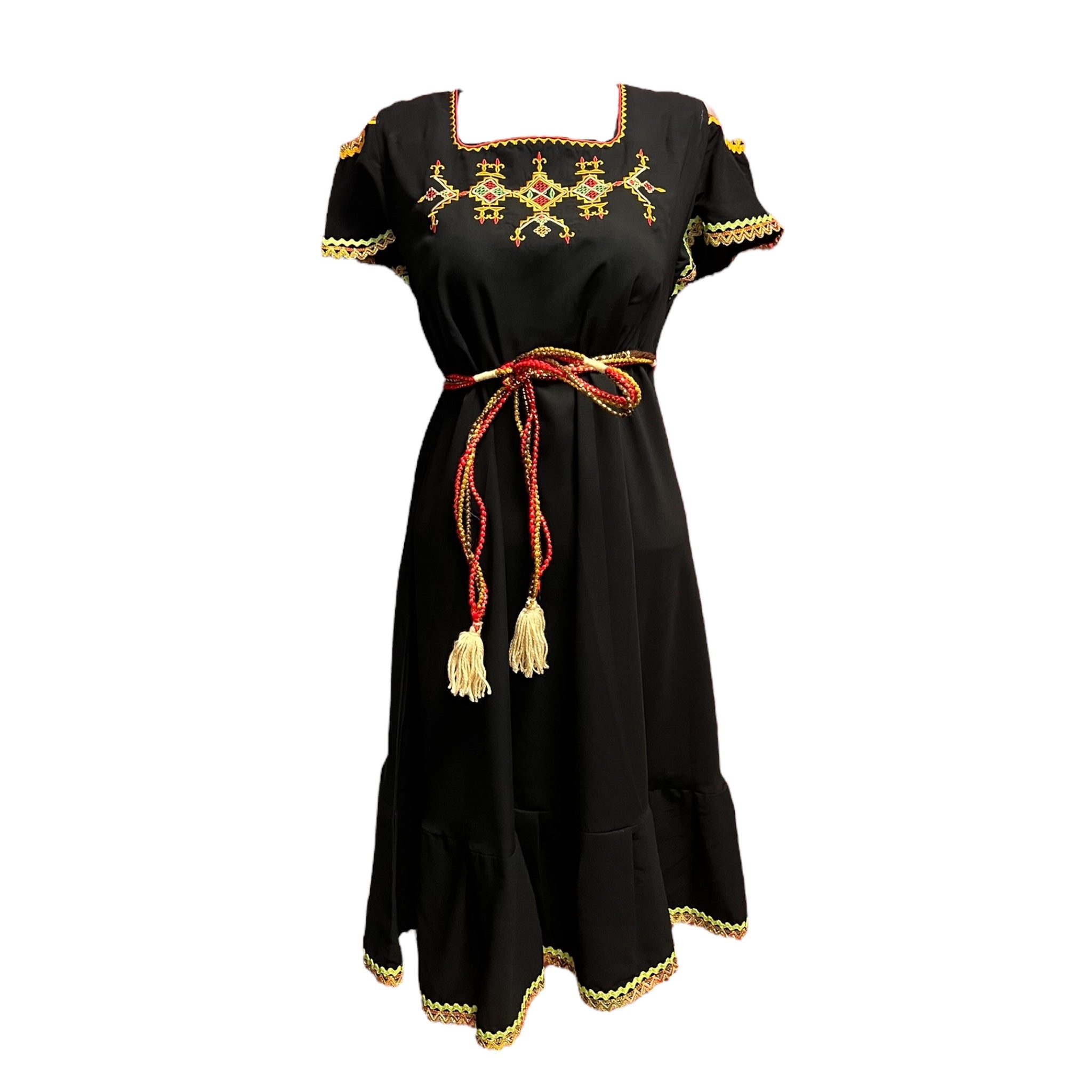 Robe noir berbère - Robes Kabyles